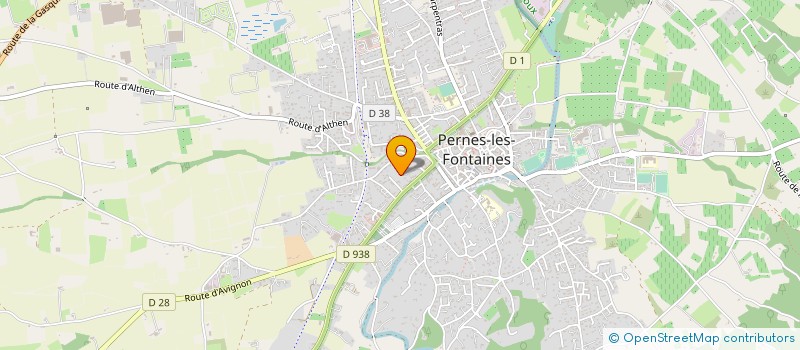 localisation de l'entreprise TEAM HALTERO FIT 84 à PERNES LES FONTAINES