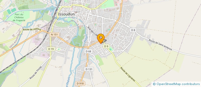 localisation de l'entreprise TEAM HAWKS (HKS) à ISSOUDUN