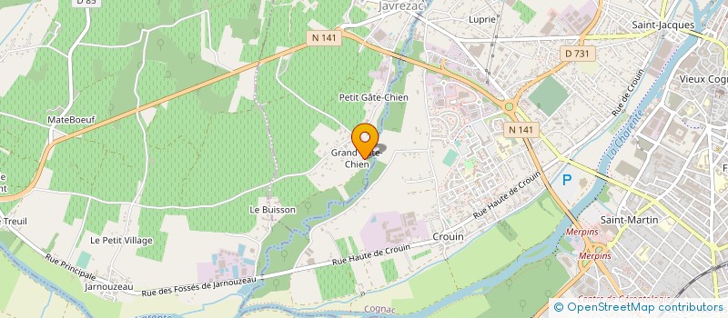localisation de l'entreprise TEAM HAYET SPORT AUTO à COGNAC
