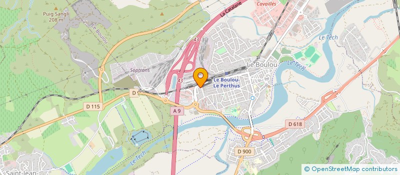 localisation de l'entreprise TEAM HELL CARS  LE BOULOU