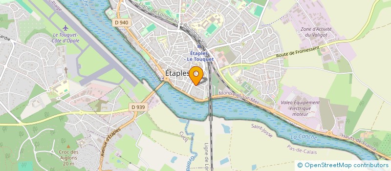 localisation de l'entreprise TEAM HH16  ETAPLES