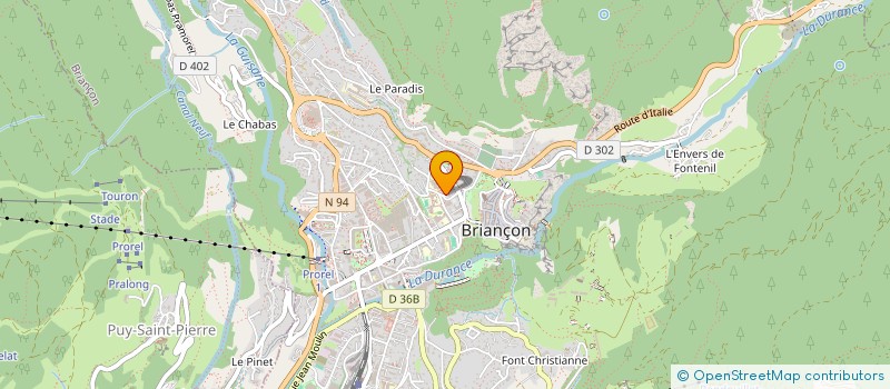 localisation de l'entreprise TEAM HIGH TRAIL BRIANCON  BRIANCON