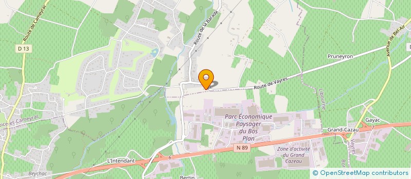 localisation de l'entreprise TEAM HUSKY PASSION  SAINT-SULPICE-ET-CAMEYRAC