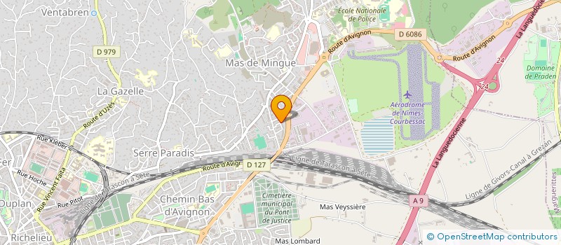 localisation de l'entreprise TEAM IMPULSIF (IF)  NIMES