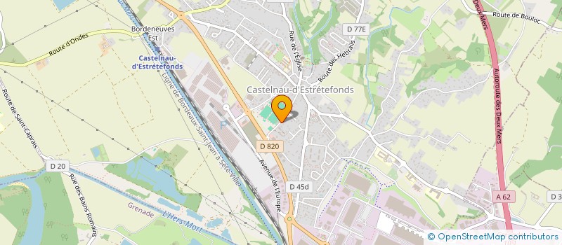 localisation de l'entreprise TEAM INVEST à CASTELNAU-D'ESTRETEFONDS
