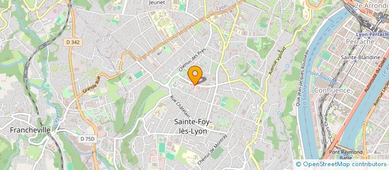 localisation de l'entreprise TEAM INVESTISSEMENT  SAINTE-FOY-LES-LYON