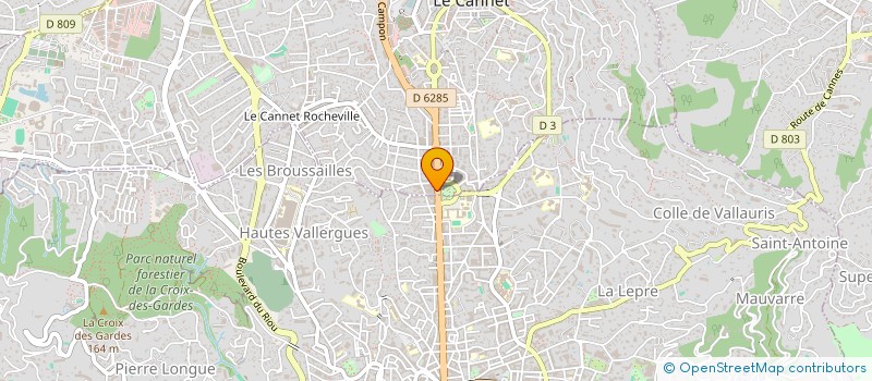 localisation de l'entreprise TEAM IV à LE CANNET