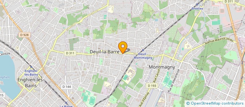 localisation de l'entreprise TEAM J-PECHE COMPETITION  DEUIL-LA-BARRE