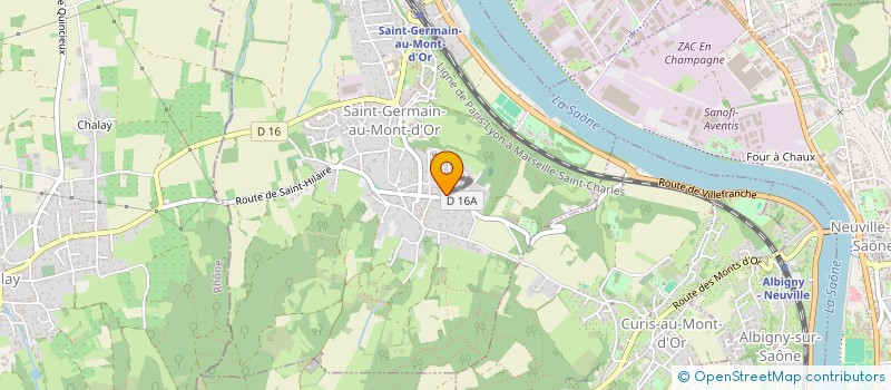 localisation de l'entreprise TEAM JAF  SAINT-GERMAIN-AU-MONT-D'OR