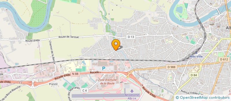 localisation de l'entreprise TEAM JDK RACING à ALBI