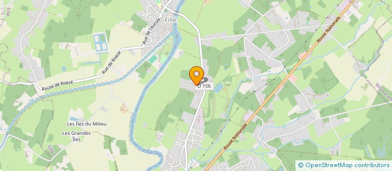 localisation de l'entreprise TEAM JEUNE SARTHE  GUECELARD