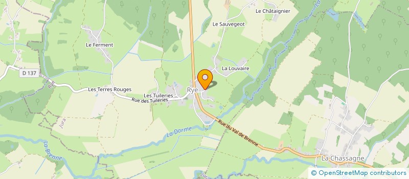 localisation de l'entreprise TEAM JURA TERRE  RYE