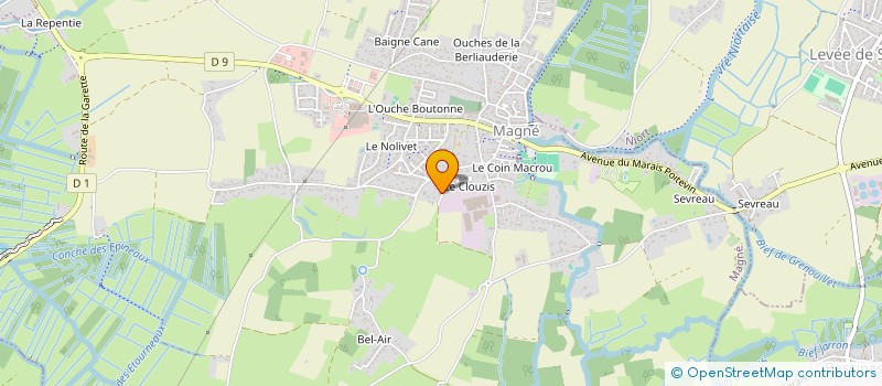 localisation de l'entreprise TEAM K  MAGNE