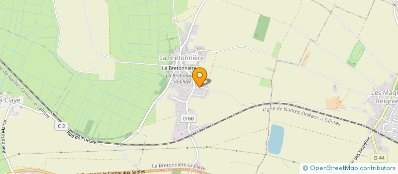 localisation de l'entreprise TEAM KINE AND PATIENT  LA BRETONNIERE-LA-CLAYE