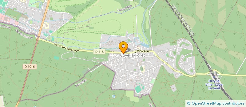 localisation de l'entreprise TEAM KM RACING  COYE-LA-FORET