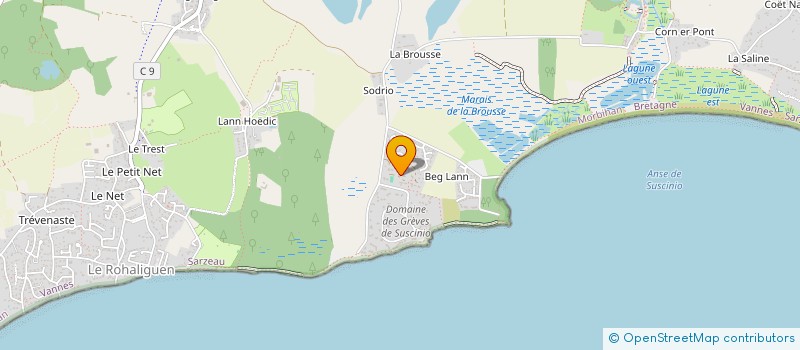 localisation de l'entreprise TEAM KOUSKI  SARZEAU