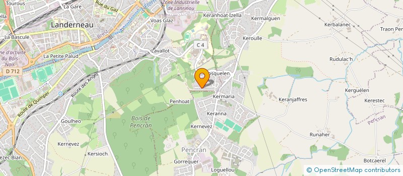 localisation de l'entreprise TEAM KPL à LANDERNEAU