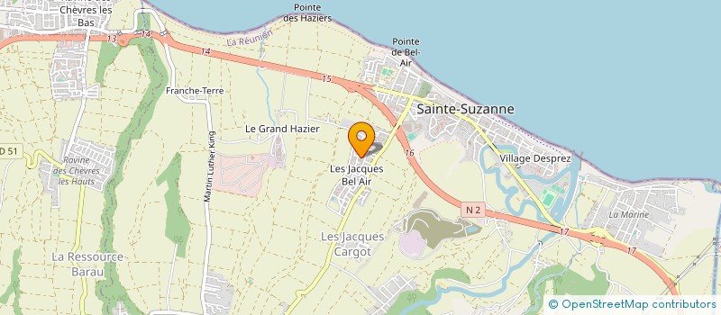 localisation de l'entreprise TEAM LA PIC SANDRA BOXING THAI  SAINTE-SUZANNE