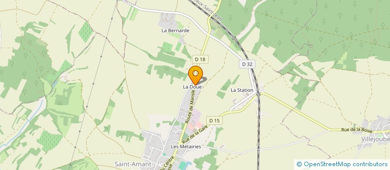 localisation de l'entreprise TEAM LA SAINT AMANTOISE à SAINT-AMANT-DE-BOIXE