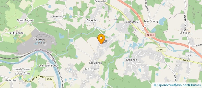 localisation de l'entreprise TEAM LAMBERTY à VERNEUIL-SUR-VIENNE