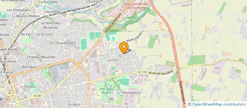 localisation de l'entreprise TEAM LAPIN  VALENCE