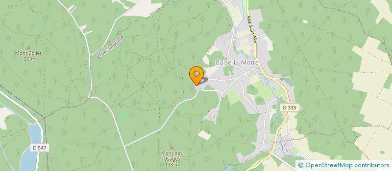 localisation de l'entreprise TEAM LD  CUISE-LA-MOTTE