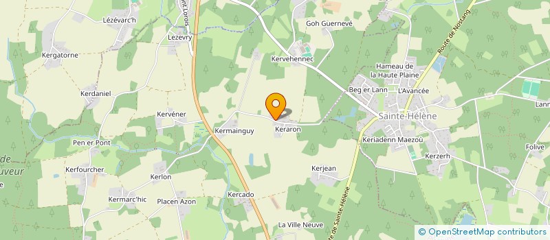 localisation de l'entreprise TEAM LE BIHAN CAMION CROSS  PLOUHINEC