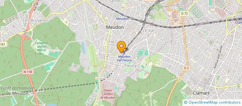 localisation de l'entreprise TEAM LENGLEN ATHLETIC CLUB à MEUDON