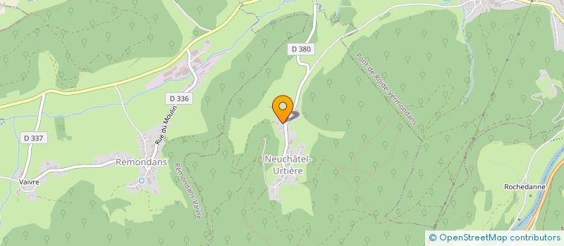 localisation de l'entreprise TEAM LESCAIL  NEUCHATEL-URTIERE