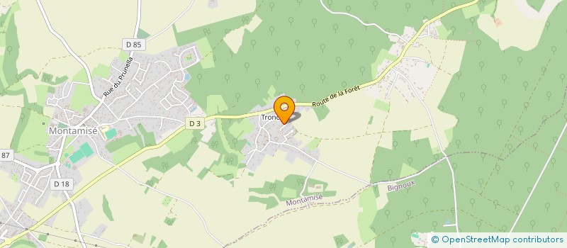 localisation de l'entreprise TEAM LMX 123  MONTAMISE