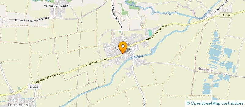 localisation de l'entreprise TEAM LOISIRS ENDURO  SAINT-LAURE