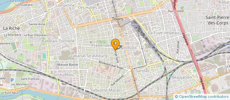 localisation de l'entreprise TEAM LS à TOURS
