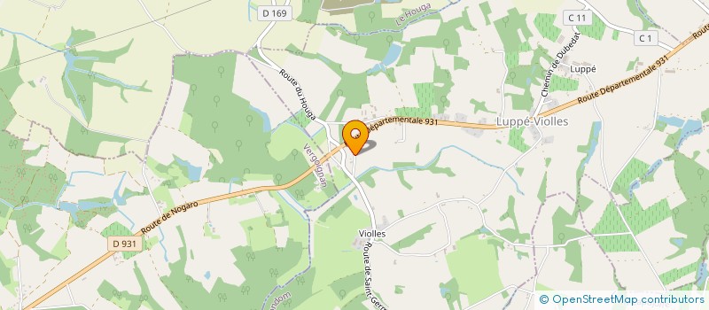 localisation de l'entreprise TEAM LUPPE RACING  LUPPE-VIOLLES