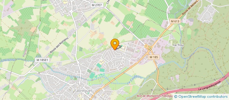 localisation de l'entreprise TEAM MAC PECHE COMPETITION OCCITANIE  FABREGUES