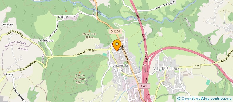 localisation de l'entreprise TEAM MAE  ALLONZIER-LA-CAILLE