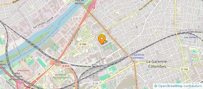 localisation de l'entreprise TEAM MARTIAL HEART 92 COLOMBES  COLOMBES