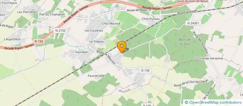 localisation de l'entreprise TEAM MARTIN  SAINT-ROMAIN-DE-BENET