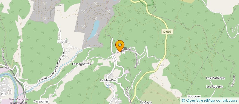 localisation de l'entreprise TEAM MARTY MOTO  SAINT-JULIEN-LES-ROSIERS