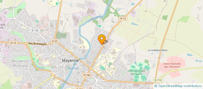 localisation de l'entreprise TEAM MAXIME MORIN COMPETITION - TMMC  MAYENNE