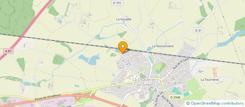 localisation de l'entreprise TEAM.MCMX  LA CHAIZE-LE-VICOMTE