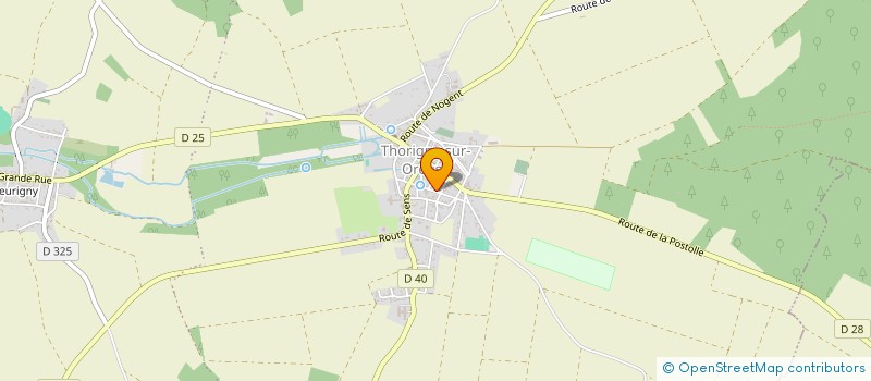 localisation de l'entreprise TEAM MECANIAC  THORIGNY-SUR-OREUSE