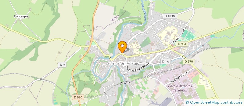 localisation de l'entreprise TEAM MECANIQUES SPORT à SEMUR-EN-AUXOIS