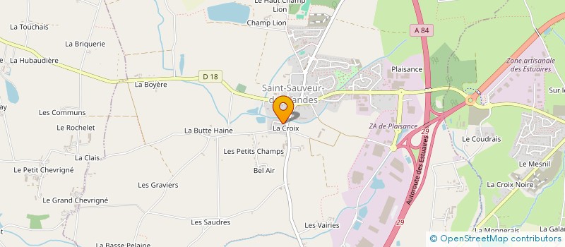 localisation de l'entreprise TEAM MENARD JUNIOR 35  SAINT-SAUVEUR-DES-LANDES