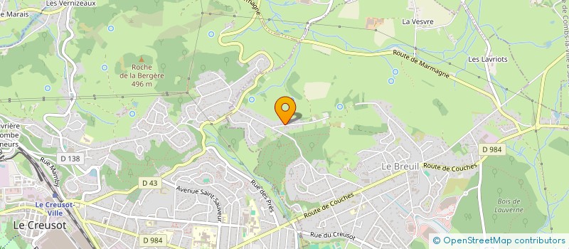 localisation de l'entreprise TEAM METAL FURY  LE BREUIL