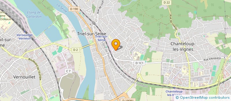localisation de l'entreprise TEAM MEULAN MOSELLA à TRIEL-SUR-SEINE