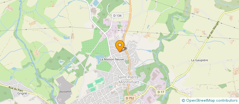 localisation de l'entreprise TEAM MICHEL  MAUGES-SUR-LOIRE