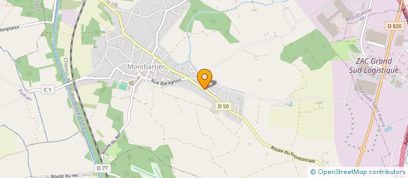 localisation de l'entreprise TEAM MONTBARTIER  MONTBARTIER