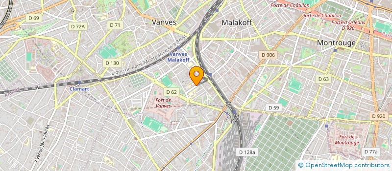 localisation de l'entreprise TEAM MOTO 1 KARABAKH  MALAKOFF