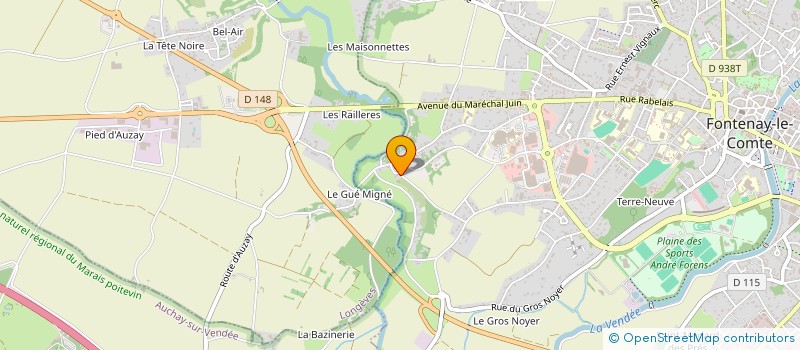 localisation de l'entreprise TEAM MOTO BASTIEN à FONTENAY-LE-COMTE