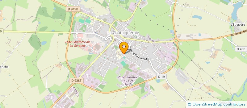 localisation de l'entreprise TEAM MOTOCULTURE  SAINT-HILAIRE-DE-VOUST